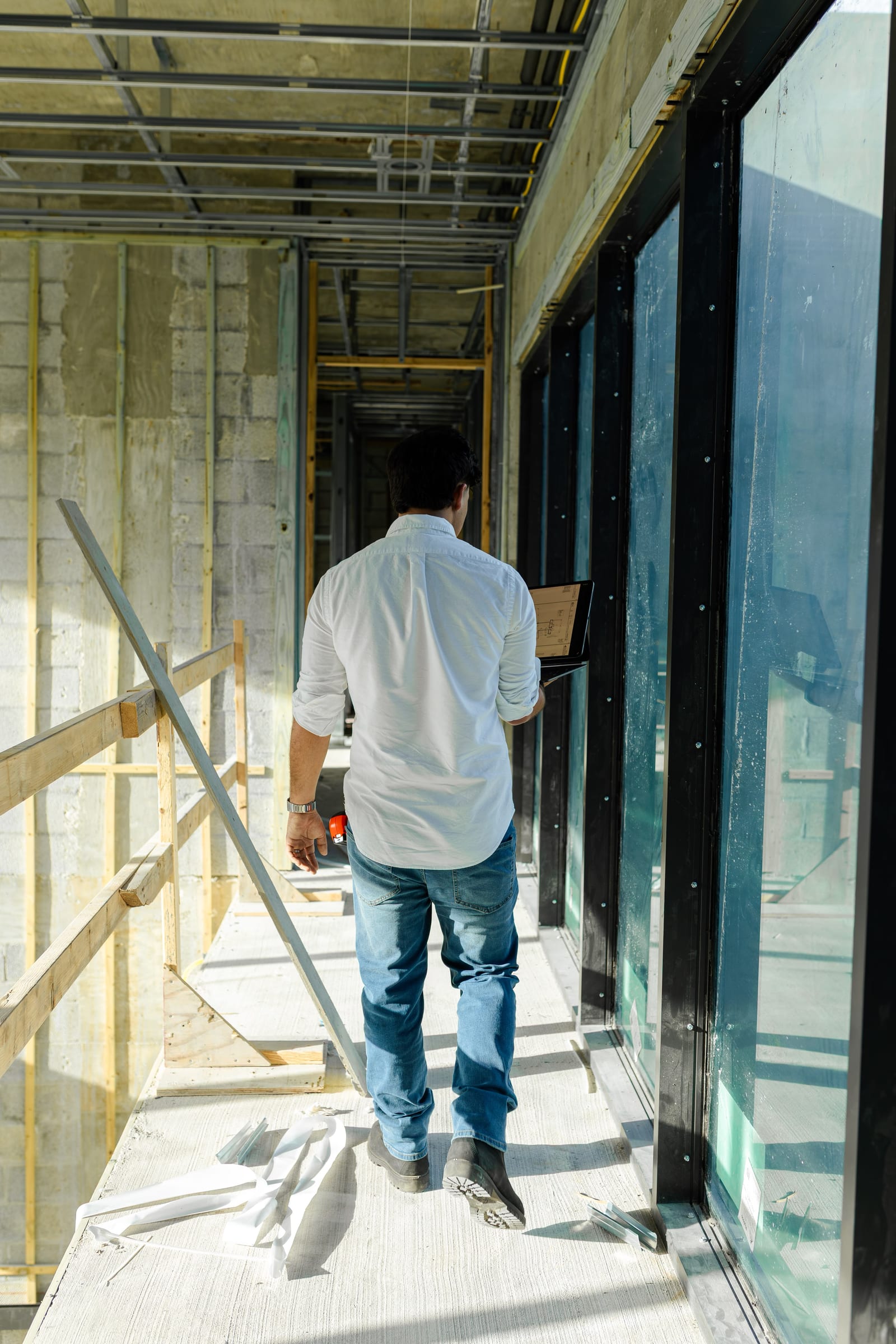 Commercial Corridor & Glazing